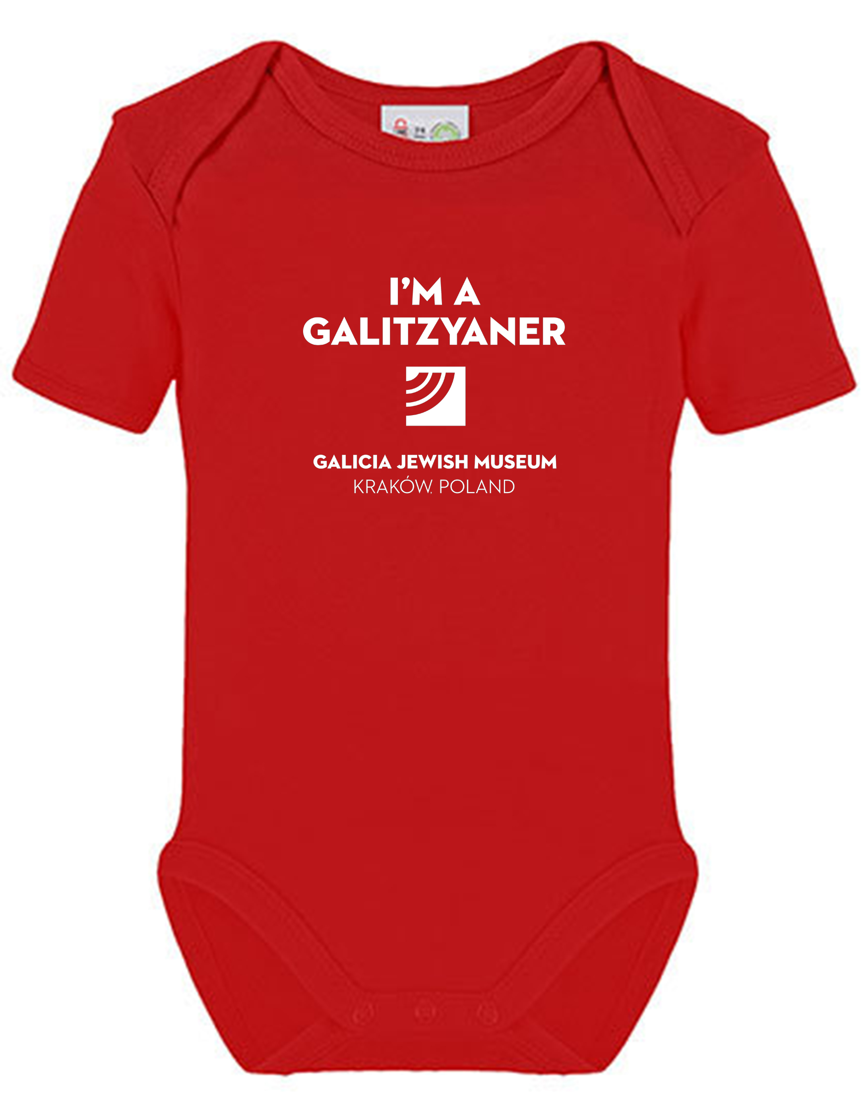 Śpioszki dziecięce I'M A GALITZYANER 74/80 6-12 mies. czerwone (red)